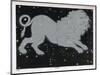 The Constellation of Leo, the Lion-null-Mounted Art Print
