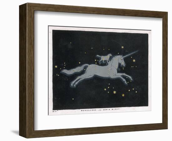 The Constellation of Monoceros, a Unicorn, and Canis Minor, a Small Dog-Charles F. Bunt-Framed Photographic Print