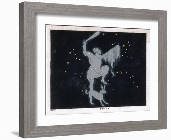 The Constellation of Orion One of the Most Brilliant in the Heavens-Charles F. Bunt-Framed Art Print