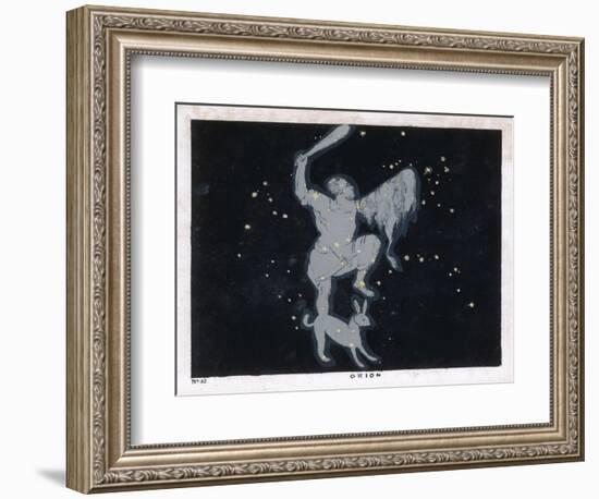 The Constellation of Orion One of the Most Brilliant in the Heavens-Charles F. Bunt-Framed Art Print