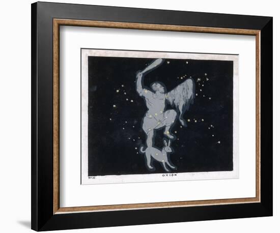 The Constellation of Orion One of the Most Brilliant in the Heavens-Charles F. Bunt-Framed Art Print