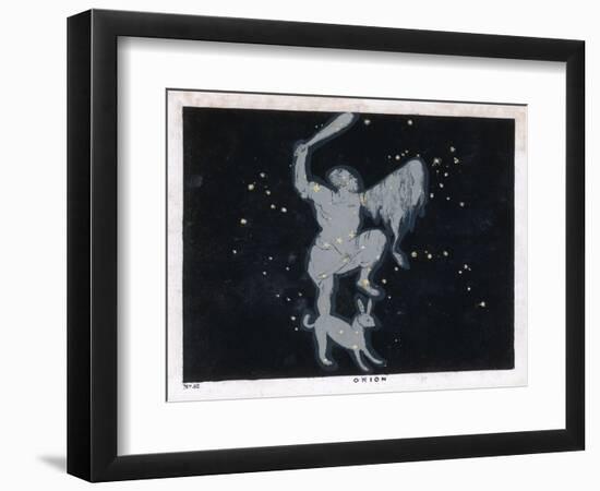 The Constellation of Orion One of the Most Brilliant in the Heavens-Charles F. Bunt-Framed Art Print