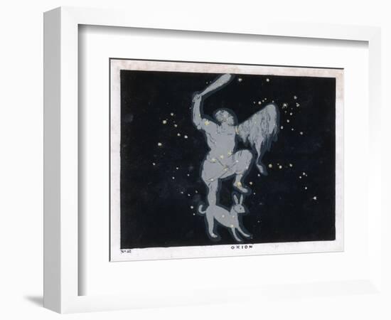 The Constellation of Orion One of the Most Brilliant in the Heavens-Charles F. Bunt-Framed Art Print
