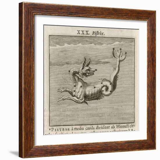 The Constellation of Pistrix the Sea Monster-Gaius Julius Hyginus-Framed Art Print