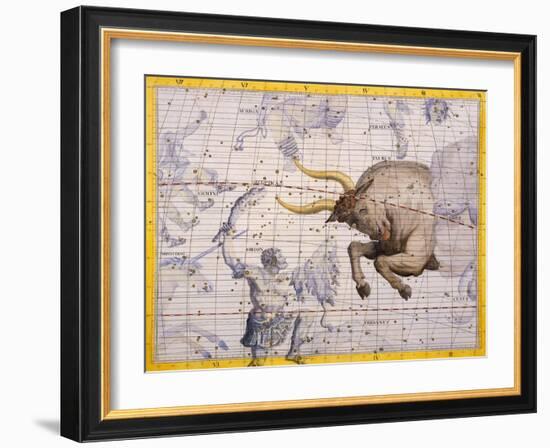 The Constellation of Taurus the Bull and Orion by James Thornhill-Stapleton Collection-Framed Giclee Print