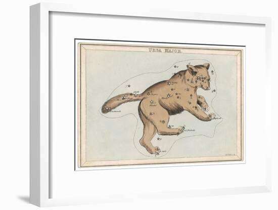 The Constellation of Ursa Major-Sidney Hall-Framed Art Print