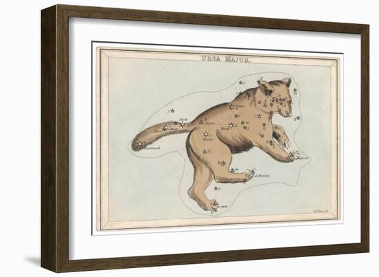 The Constellation of Ursa Major-Sidney Hall-Framed Art Print