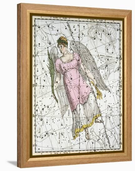 The Constellation Virgo from A Celestial Atlas-A. Jamieson-Framed Premier Image Canvas