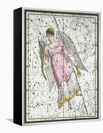 The Constellation Virgo from A Celestial Atlas-A. Jamieson-Framed Premier Image Canvas