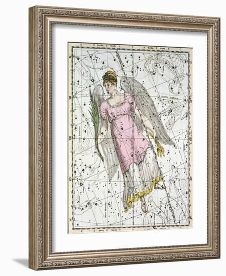 The Constellation Virgo from A Celestial Atlas-A. Jamieson-Framed Giclee Print