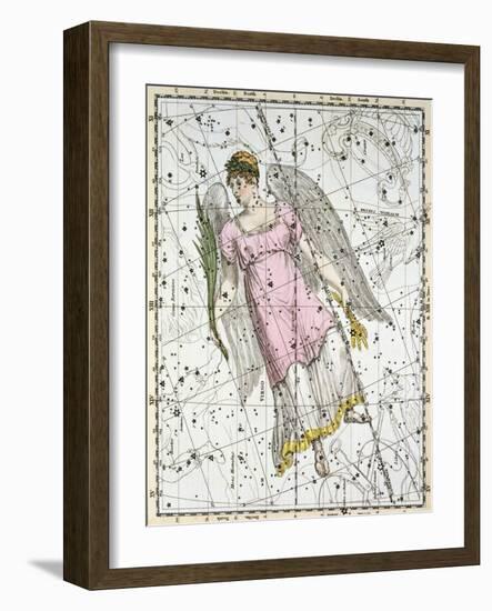 The Constellation Virgo from A Celestial Atlas-A. Jamieson-Framed Giclee Print