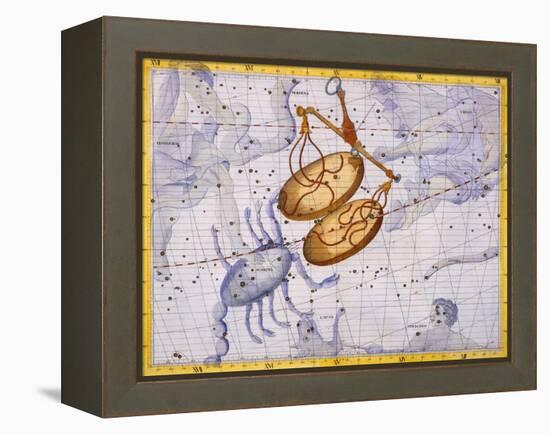 The Constellations of Libra and Scorpio by James Thornhill-Stapleton Collection-Framed Premier Image Canvas