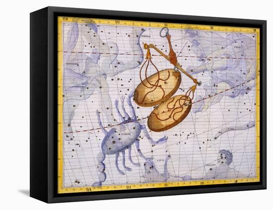 The Constellations of Libra and Scorpio by James Thornhill-Stapleton Collection-Framed Premier Image Canvas