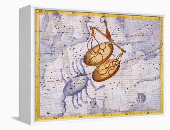 The Constellations of Libra and Scorpio by James Thornhill-Stapleton Collection-Framed Premier Image Canvas