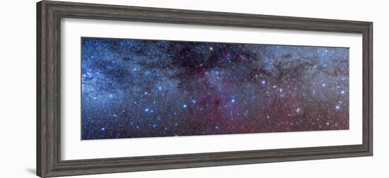 The Constellations of Puppis and Vela in the Southern Milky Way-null-Framed Photographic Print