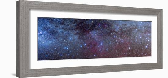 The Constellations of Puppis and Vela in the Southern Milky Way-null-Framed Photographic Print