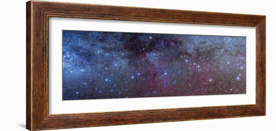 The Constellations of Puppis and Vela in the Southern Milky Way-null-Framed Photographic Print