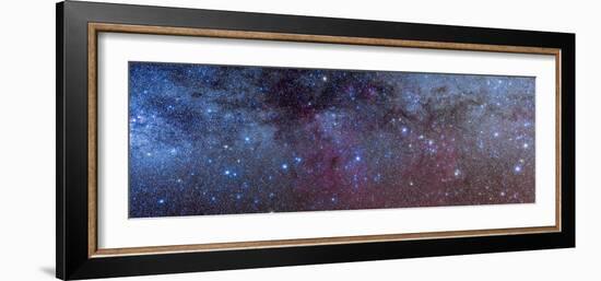 The Constellations of Puppis and Vela in the Southern Milky Way-null-Framed Photographic Print