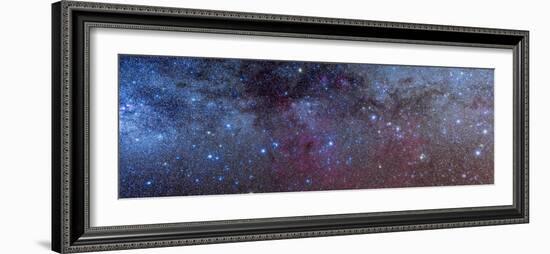 The Constellations of Puppis and Vela in the Southern Milky Way-null-Framed Photographic Print