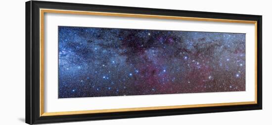 The Constellations of Puppis and Vela in the Southern Milky Way-null-Framed Photographic Print