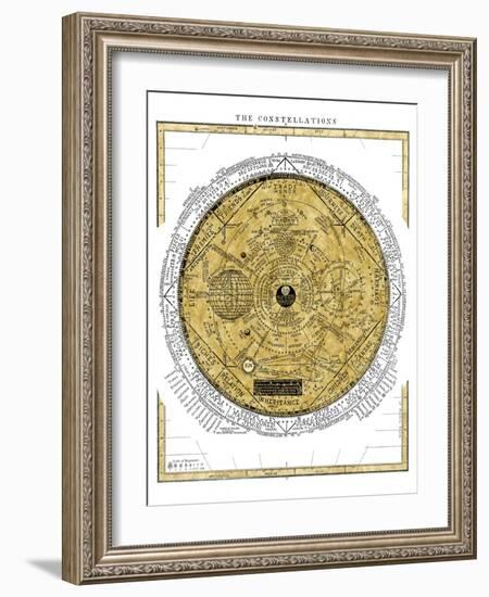 The Constellations-Oliver Jeffries-Framed Art Print