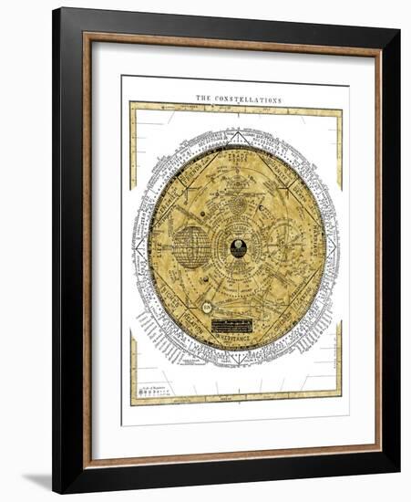 The Constellations-Oliver Jeffries-Framed Art Print