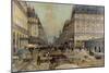 The Construction of the Metro, 1900-Luigi Loir-Mounted Giclee Print