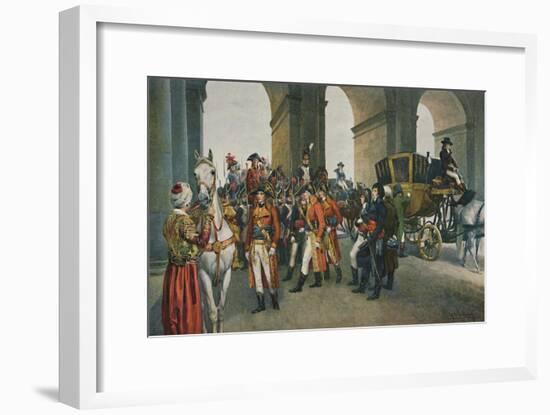 'The Consuls Take Possession of the Tuileries', 10 August 1792, (1896).-Unknown-Framed Giclee Print