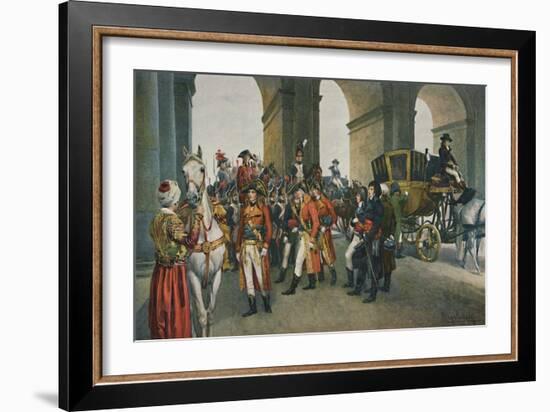 'The Consuls Take Possession of the Tuileries', 10 August 1792, (1896).-Unknown-Framed Giclee Print