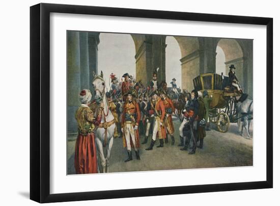 'The Consuls Take Possession of the Tuileries', 10 August 1792, (1896).-Unknown-Framed Giclee Print