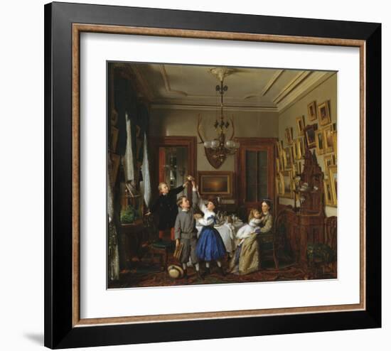 The Contest for the Bouquet-Seymour Joseph Guy-Framed Premium Giclee Print