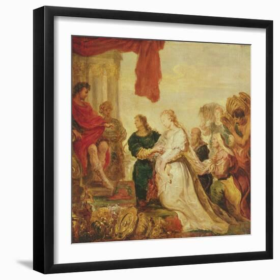 The Continence of Scipio-Cornelis de Vos-Framed Giclee Print