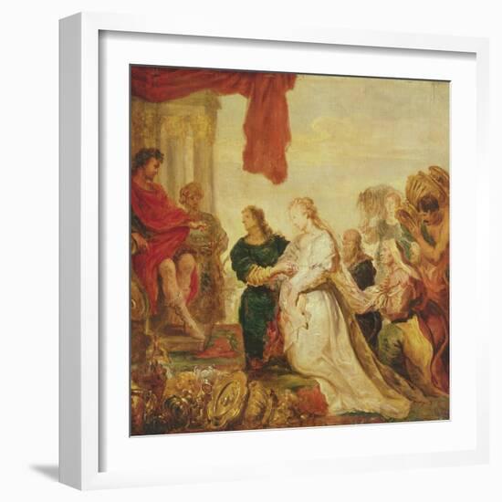 The Continence of Scipio-Cornelis de Vos-Framed Giclee Print