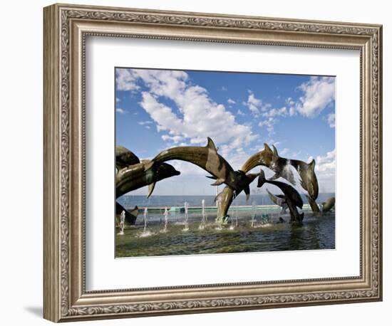 The Continuation of Life Monument on Paseo Claussen, Mazatlan, Mexico-Charles Sleicher-Framed Photographic Print