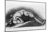 The Contracted Body of Soldier Suffering from Tetanus-Charles Bell-Mounted Art Print