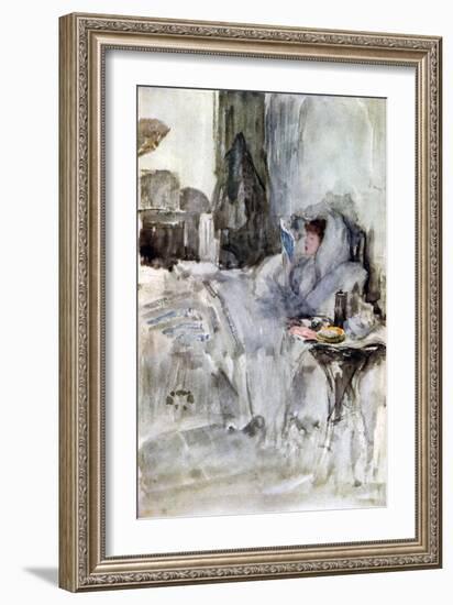 The Convalescent, 19th Century-James Abbott McNeill Whistler-Framed Giclee Print