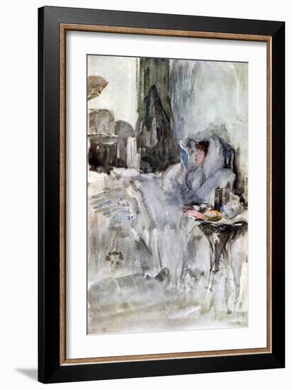 The Convalescent, 19th Century-James Abbott McNeill Whistler-Framed Giclee Print