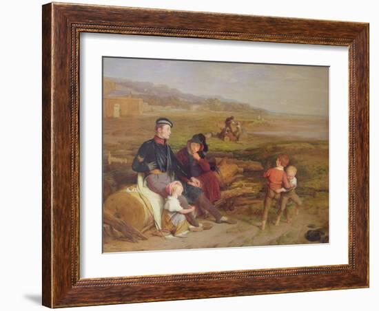 The Convalescent from the Battle of Waterloo, 1822-William Mulready-Framed Giclee Print