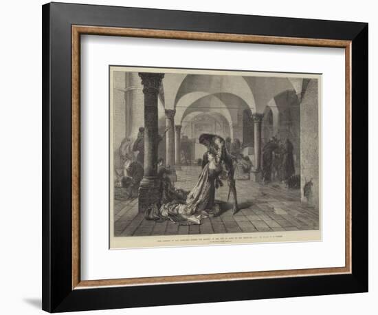 The Convent of San Francesco During the Sacking of the City of Assisi by the Perugians, 1442-Frank W. W. Topham-Framed Giclee Print