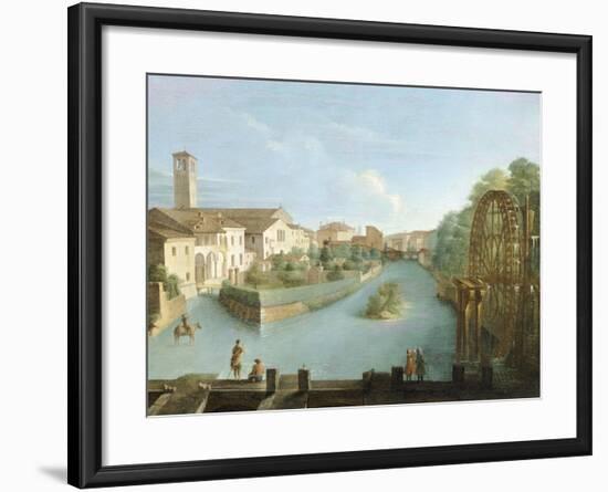 The Convent of San Francesco in Treviso, by Medoro Coghetto (1707-1793), Italy, 18th Century-null-Framed Giclee Print