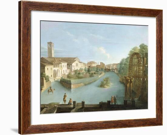 The Convent of San Francesco in Treviso, by Medoro Coghetto (1707-1793), Italy, 18th Century-null-Framed Giclee Print