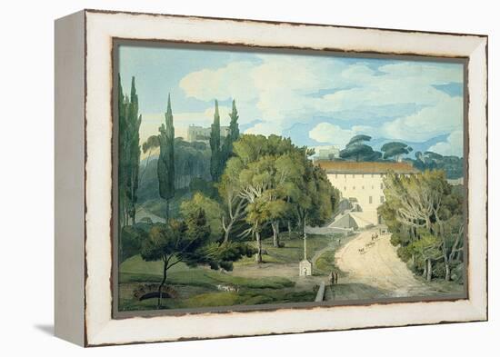 The Convent of St. Eufebio, Near Naples-Francis Towne-Framed Premier Image Canvas