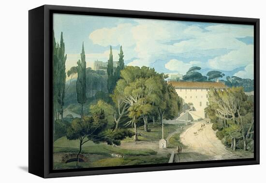 The Convent of St. Eufebio, Near Naples-Francis Towne-Framed Premier Image Canvas