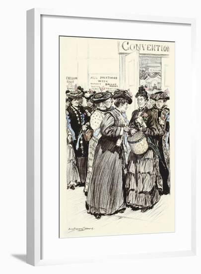 The Convention-Alice Barber Stephens-Framed Art Print