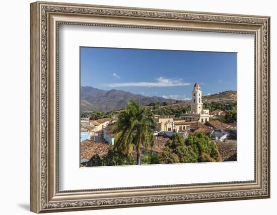 The Convento de San Francisco and Plaza Mayor, Trinidad, UNESCO World Heritage Site, Cuba, West Ind-Michael Nolan-Framed Photographic Print