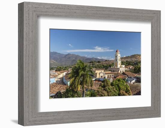 The Convento de San Francisco and Plaza Mayor, Trinidad, UNESCO World Heritage Site, Cuba, West Ind-Michael Nolan-Framed Photographic Print