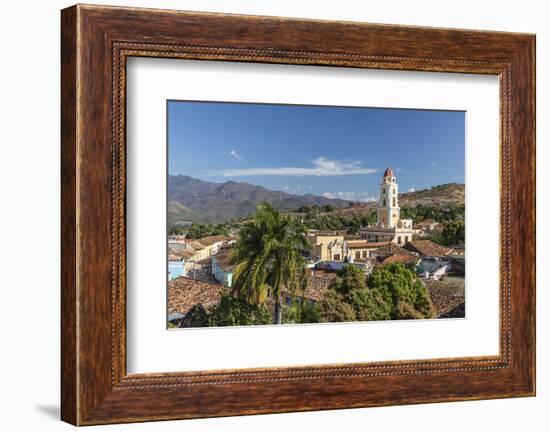 The Convento de San Francisco and Plaza Mayor, Trinidad, UNESCO World Heritage Site, Cuba, West Ind-Michael Nolan-Framed Photographic Print