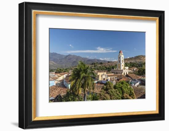 The Convento de San Francisco and Plaza Mayor, Trinidad, UNESCO World Heritage Site, Cuba, West Ind-Michael Nolan-Framed Photographic Print