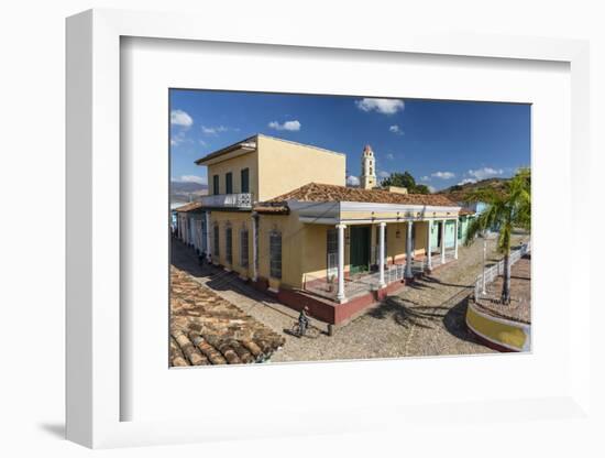 The Convento de San Francisco and Plaza Mayor, Trinidad, UNESCO World Heritage Site, Cuba, West Ind-Michael Nolan-Framed Photographic Print