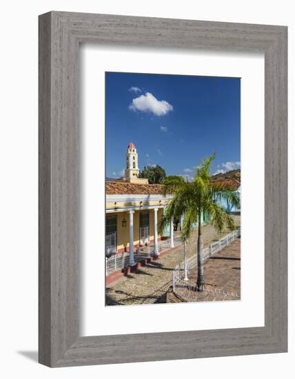 The Convento de San Francisco and Plaza Mayor, Trinidad, UNESCO World Heritage Site, Cuba, West Ind-Michael Nolan-Framed Photographic Print